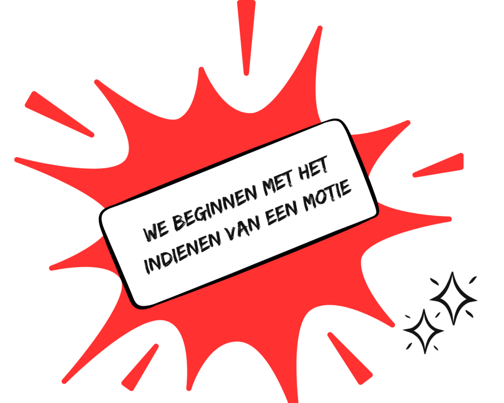 4 indienen motie